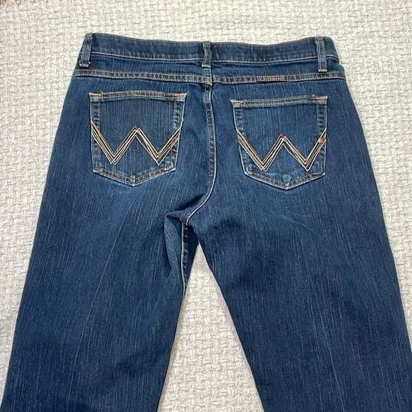 Wrangler Q-Baby No Gap Waistband Denim Jeans WRQ20DD Women’s Size 11/12 x 38 - Picture 5 of 13